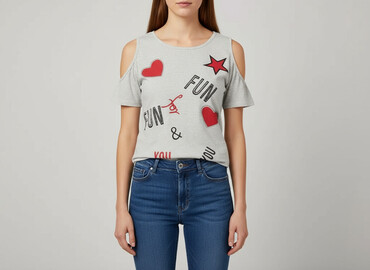 mgla t shirty: T-shirt damski, rozmiar S