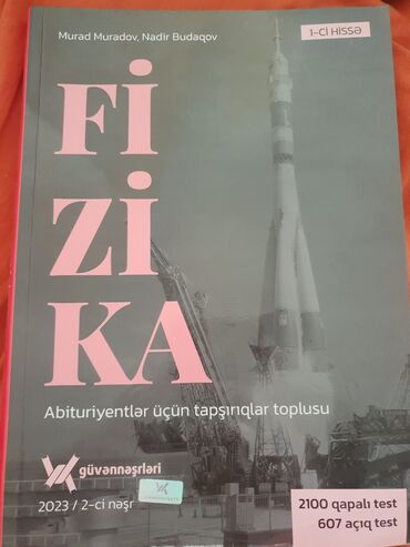 Kitablar, jurnallar, CD, DVD: Güvən Fizika test toplusu Təzə,ancaq 30 səhigəsi yazılıb karandaşnan