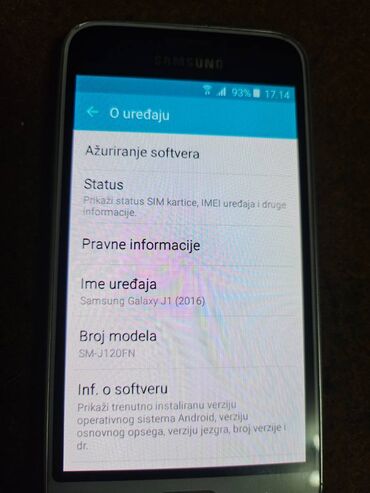 Samsung: Samsung Galaxy J1 2016, bоја - Bela na lalafo.rs — 6 Samsung: Samsung Galaxy J1 2016, bоја - Bela — 6
