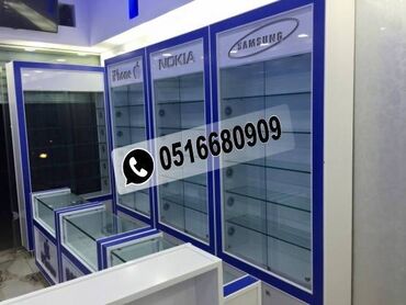 Sifarişlə kosmetika üçün vitrinlər: Vitrin mebeli sifarişi — 26