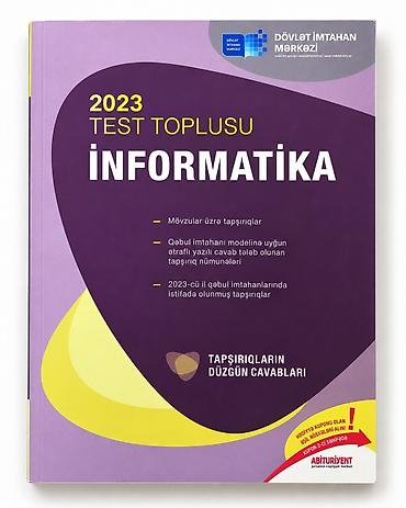 Школьные учебники: Məhsul: “İnformatika – 2023 Test Toplusu” (Dövlət İmtahan Mərkəzi) — 1