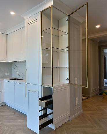 Sifarişlə mətbəx mebeli: Sifarişlə mətbəx dəsti, Özü çəkən petlələr, Mat laminat, Kredit yoxdur, Pulsuz çatdırılma, Rayonlara çatdırılma — 15