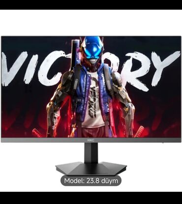 Monitorlar: HKC markalı, 24 düymlük yeni oyun monitoru. Ekran yenilənmə sürəti 240
