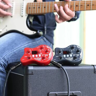 radio kasetofon: Prenosiva gitarska pedala za više efekata. 5 modula efekata sa 15