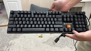 logitech mx master: Клавиатура, A4Tech, Механическая, Проводное подключение, Размер: 100% — 1