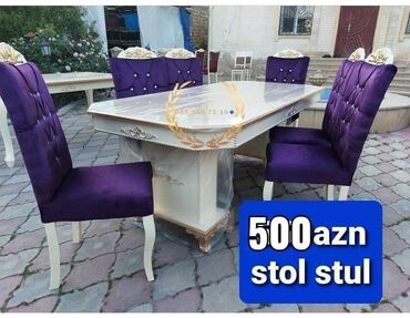 Masa və oturacaq dəstləri: Stol stul masa oturacaq sifarisle