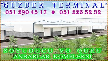 guzdek: "GÜZDƏK TERMİNAL" - SOYUDUCU VƏ QURU ANBARLAR KOMPLEKSİ. Ümumi sahəsi — 1