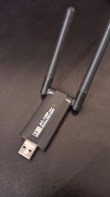 raspberry pi: Wi‑Fi адаптер USB AC1200 с двумя поворотными антеннами - Беспроводной — 1