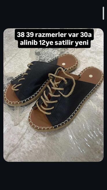 Basanoşka və səndəllər: Ölçü: 38, Yeni