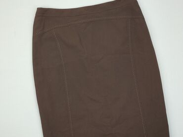 spódnice plisowane brązowa: Spódnica, XL, stan - Dobry