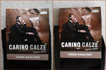 Čarape i donji veš: Muške tanje i deblje medicinske čarape Proizvedene u Srbiji. 100% — 9