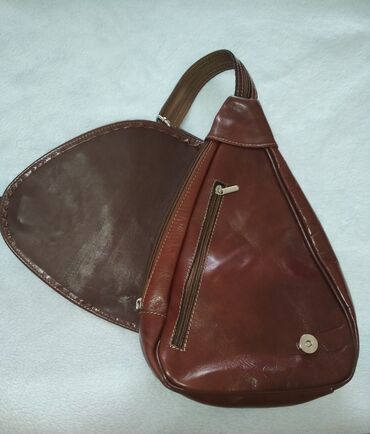 реставрация кожаных изделий: Рюкзак 100% кожаный, немецкий бренд Pike, новый. Покупала дорого