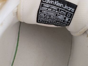 Women's Sneakers and athletic shoes: Calvin Klein, 38, bоја - Bela — 12