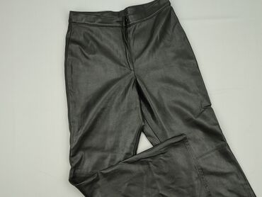 legginsy push woskowane: Spodnie materiałowe damskie, rozmiar S