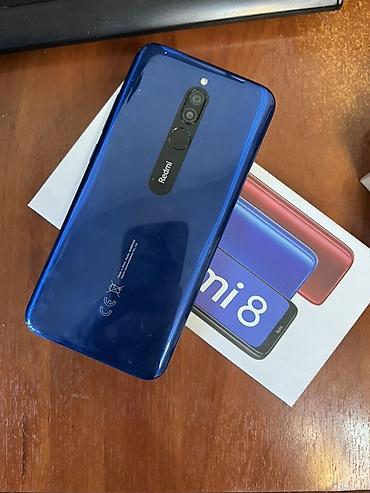 Техника и электроника: Redmi, Redmi 8, Б/у, 32 ГБ, цвет - Синий, 2 SIM — 2