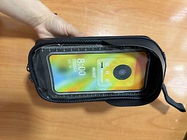 виш чехол: Велосумка на верхнюю трубу с прозрачным отсеком для смартфона (бренд — 9