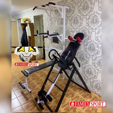 Гантели: FAMILY SPORT @idealniy_turnik.kg Инверсионный стол Китай (новый