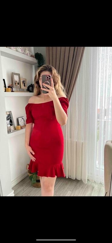 женские длинные кофты: Коктейльное платье, Мини, Trendyolmilla, XL