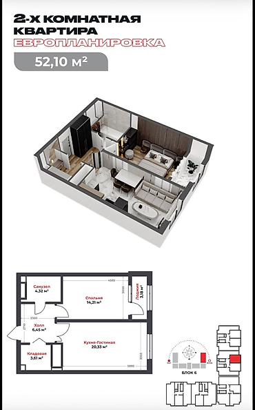 куплю столовую на авторынке: 2 комнаты, 52 м², 2 этаж — 1