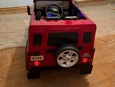 Uşaq üçün elektrik maşınları: Uşaq üçün elektrikli minik maşını – Land Rover Defender üslubunda - — 5