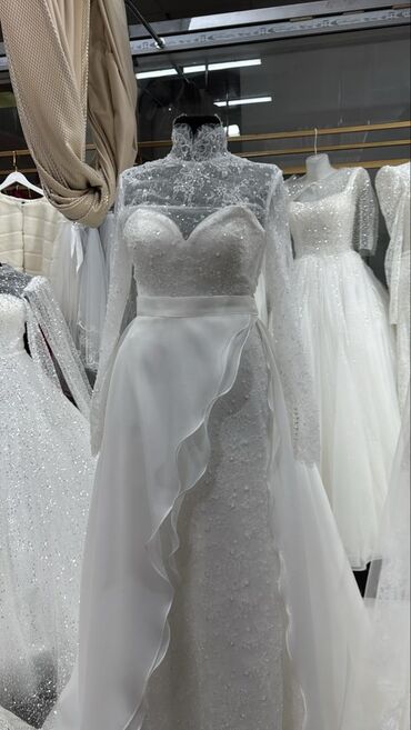 Вечерние платья: Вечернее платье, Русалка, Длинная модель, Без рукавов, Шлейф, M — 16