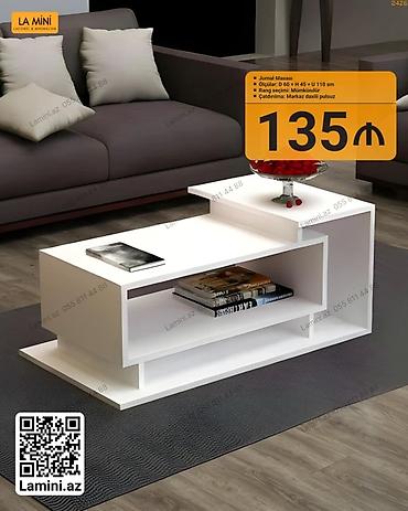 Ev və bağ: Düz masa, Açılmayan, Təkərsiz, Laminat, Zəmanətsiz, Pulsuz quraşdırılma — 1
