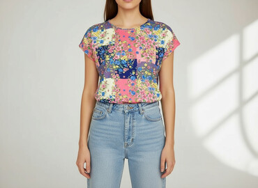 buty damskie na koturnie ccc: Shein, T-shirt damski, rozmiar L