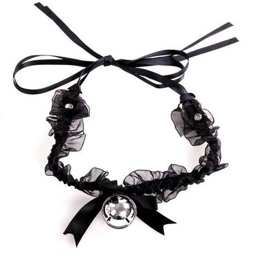 Другие украшения: Ожерелье в стиле панк, колье-чокер женское, кружевной, в готическом