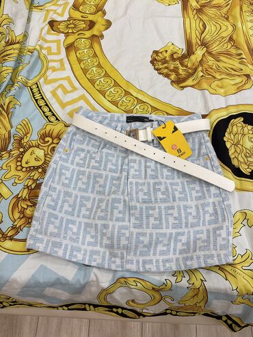 длинное платье с прозрачной юбкой: Оригинальная юбка FENDI. Новая‼️‼️. Размер S