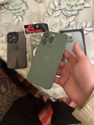 13 pro max case: IPhone 13 Pro, 256 GB, Alpine Green, Simsiz şarj, Face ID