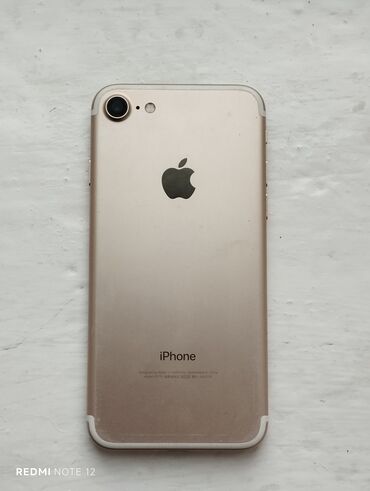 стиральная машинка б: IPhone 7, Б/у, 128 ГБ, Matte Gold, Зарядное устройство, 77 %