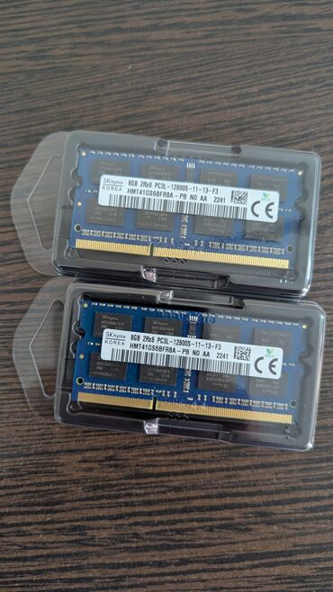 Оперативная память (RAM): Оперативная память, Новый, Hynix, 8 ГБ, DDR3, 1600 МГц, Для ноутбука
