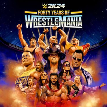 Игры для PlayStation: Загрузка игр Издание WWE 2K24 Forty Years of WrestleMania