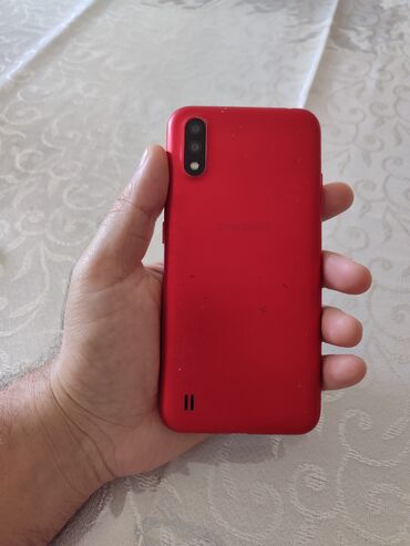 ZTE: Samsung Galaxy A01, 16 GB, rəng - Qırmızı, İki sim kartlı