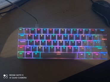 Klaviaturalar: GƏNCƏDƏ RGB oyun klavye t60 ve g102 logitech mausu muxtəlif reng ve — 2