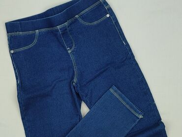 czarne rajstopy ze wzorami: Jeans, 9 years, 128/134, condition - Perfect