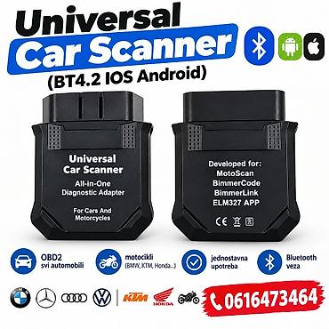 bež: Univerzalni OBD2 Bluetooth 4.2 dijagnostički adapter – Car & — 1
