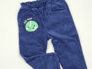 rozszerzane spodnie: Material trousers, So cute, 2-3 years, 92/98, condition - Very good