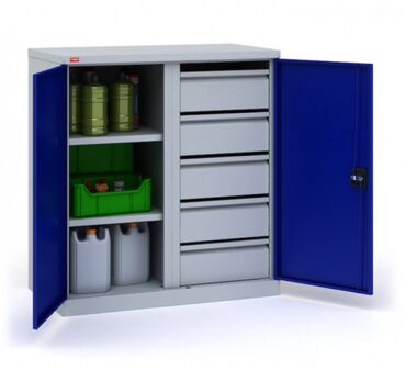 Упаковочно-фасовочные аппараты: Шкаф инструментальный ИП-2-0.5/1 - это двухсекционный шкаф для