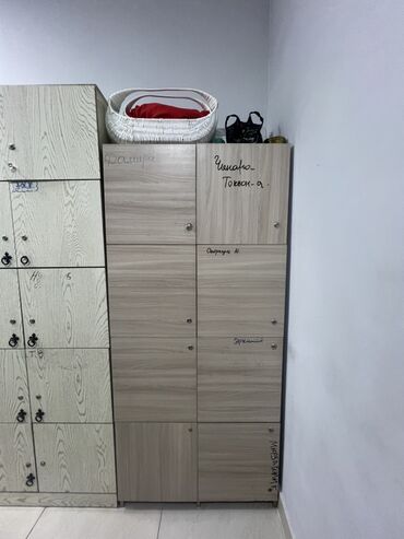 Шкафы для раздевалки: Шкаф для раздевалки, Б/у, ЛДСП, Самовывоз — 4