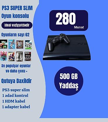 samsungnote 3: Sony PlayStation 3 super slim yaddaş 500 GB oyunların sayı 62 1 — 1