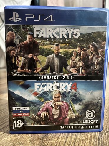 ps клуб: Продаю диски на PS 4&5 FarCry 4, 5 на одном диске Uncharted 4