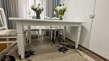 Кухонные столы: Кухонный стол, Б/у, Прямоугольный, Нераскладной — 17