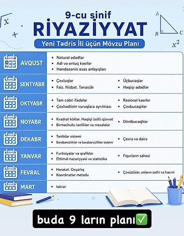 8 mart əl işi: Qırmızı diplomlu riyaziyyat müəllimindən. Əyani və Online riyaziyyat — 3