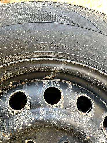 16 diski: 205/65R15 işlənmiş təkərlərdi, disk qarışıq satılır ümumi 3ü bir yerdə — 1