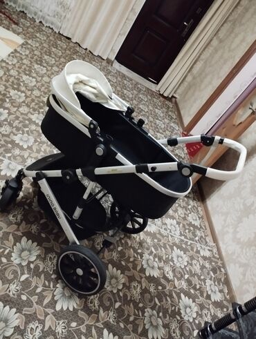 Коляски: Коляска, цвет - Черный, Б/у — 7