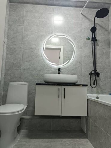 рыскулова исанова: 2 бөлмө, 52 кв. м, Элитка, 7 кабат, Евроремонт