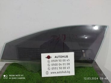 бу запчасти на шевроле кобальт: Стекло двери Hyundai Sonata YF 2013 перед. лев. (б/у)