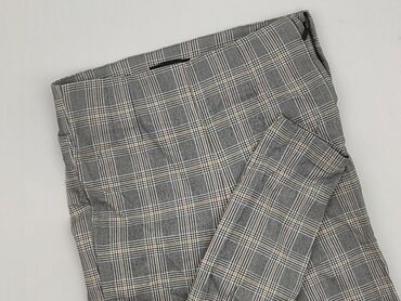 spodnie woskowane bershka: Zara, Material trousers for women, size S (EU 36)