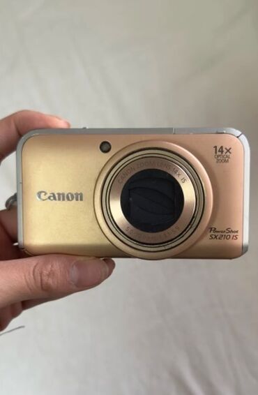 фото на стекле: Продаю Canon PowerShot SX210 IS (золотистая Компактный фотоаппарат с
